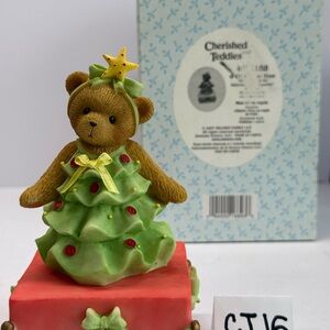 Cherished teddies O Christmas Tree Musical Box